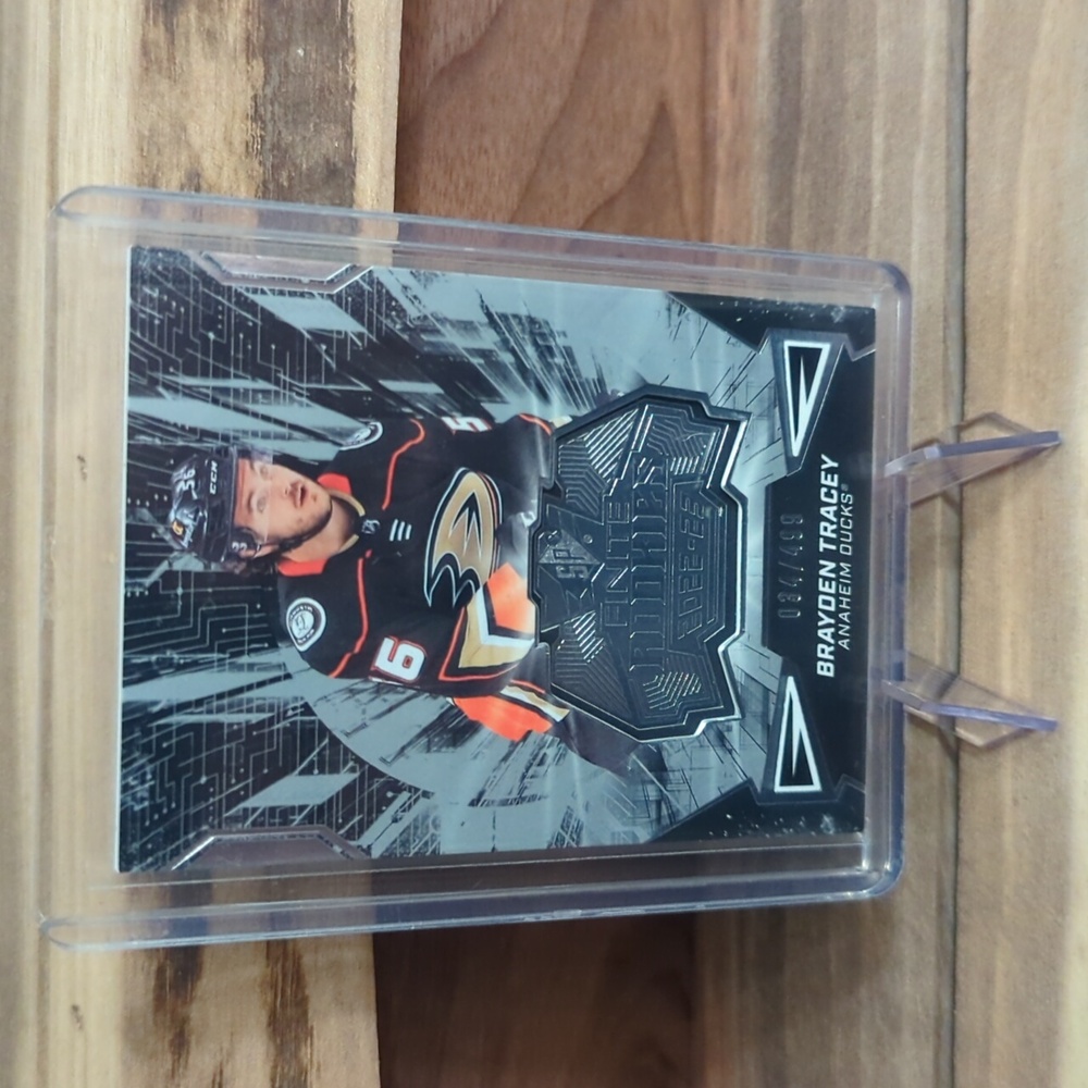 2022-23 UD SPX Brayden Tracey Finite Rookies 034/499 #F-21 Rookie